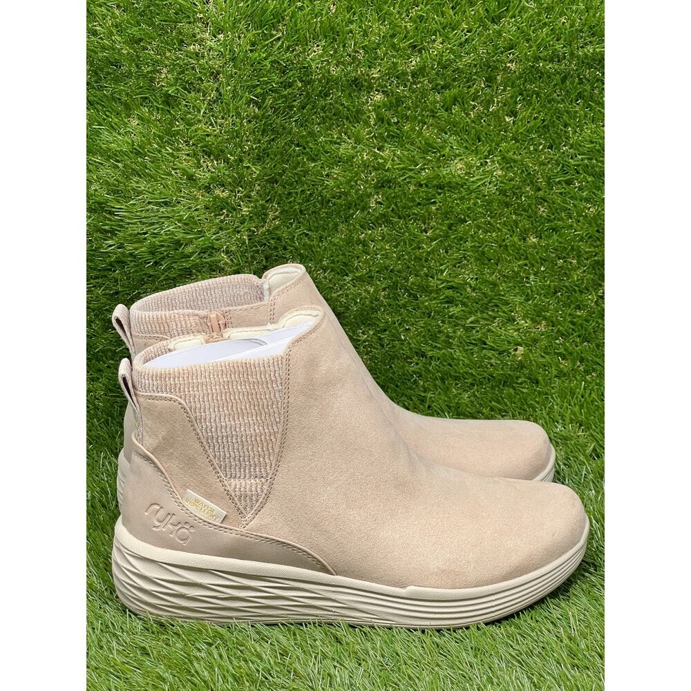 Ryka Women's 8.5M Noelle Water Repellent Suede Taupe Boot - Picture 5 of 7